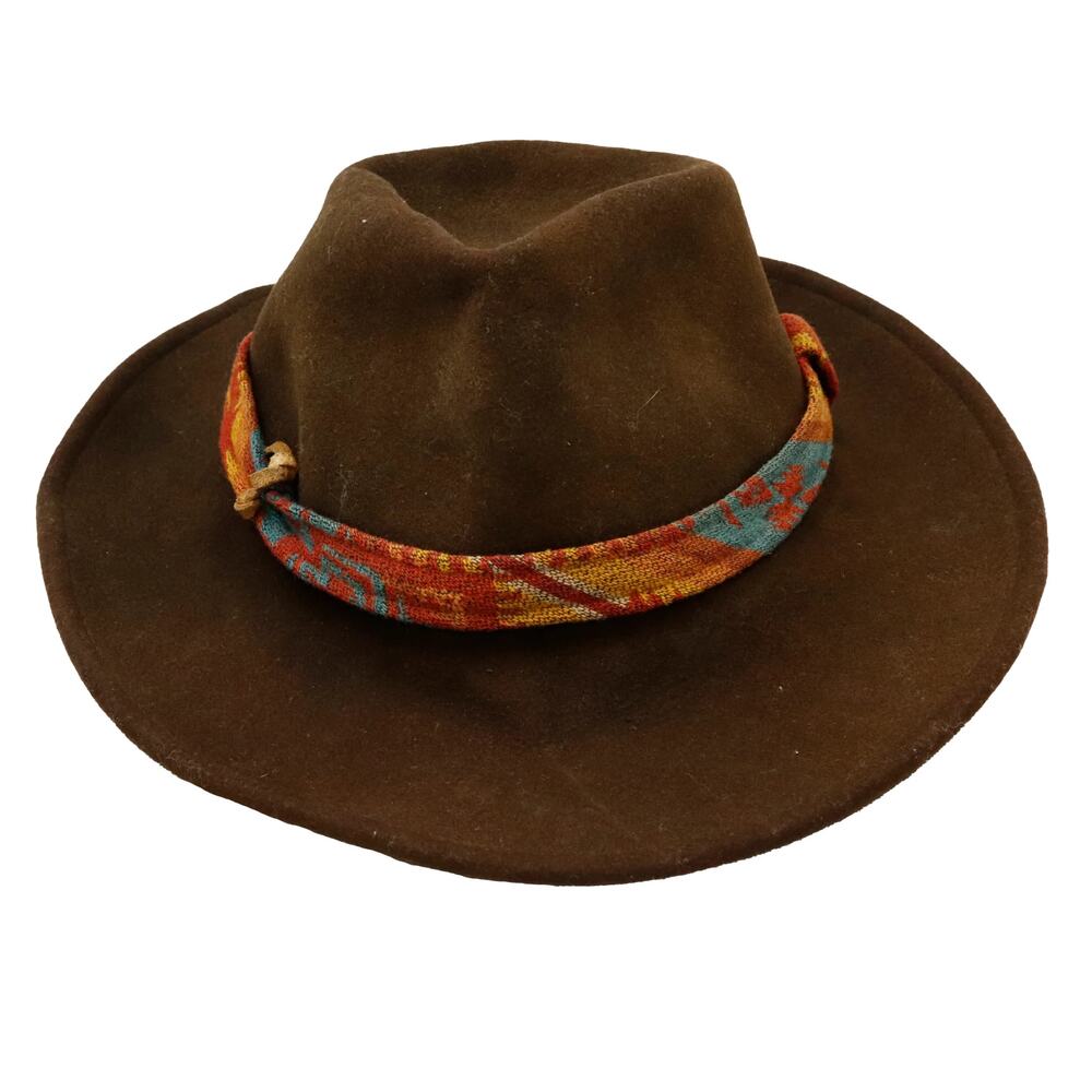Vintage Pendelton Brown Wool Hat Size One Size